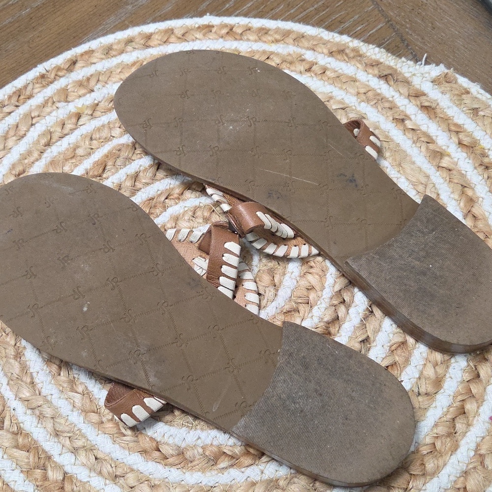 Jack Rogers Georgica Jelly Thong Sandals, Size 9 - Picture 7 of 7